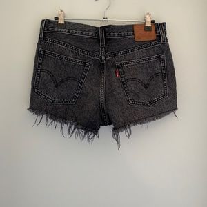 Levi's Black Denim Shorts